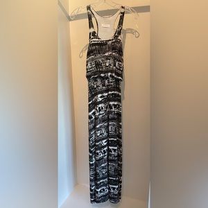 Renee C Tie Dye Knit Maxi Dress